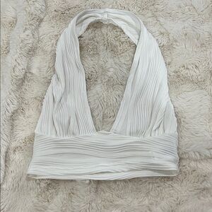 SHEIN White Halter Top